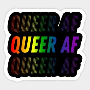 Queer AF Sticker